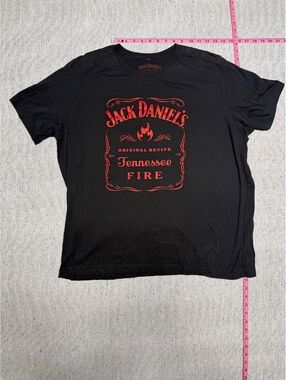 Jack Daniel's Tennessee Fire Black Graphic T-Shirt XXL